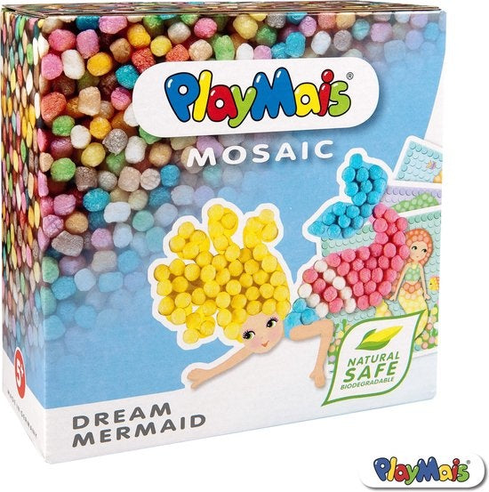 Play Mais Mozaïek Set - Droomzeemeermin