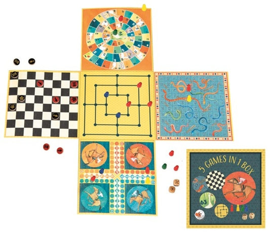 Egmont Toys 5 Spellen in 1 Doos