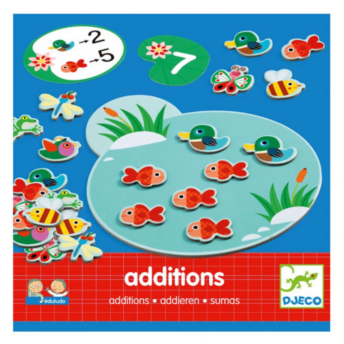 Djeco Eduludo Additions Rekenspel