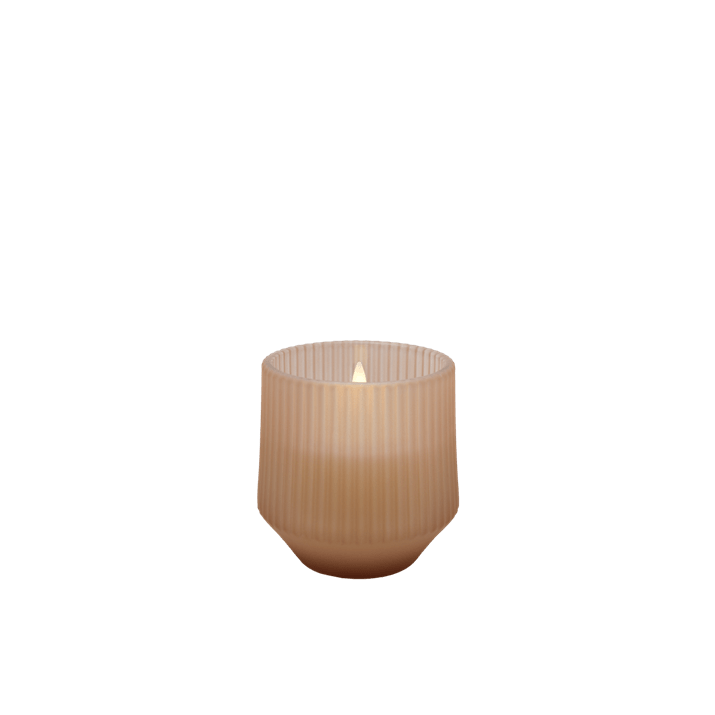 Uyuni LED glazen Geurkaars, Uplift, Beige, 8,5x9,5 cm