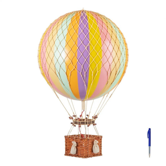 Authentic Models Luchtballon Jules Verne Rainbow Pastel 42 cm