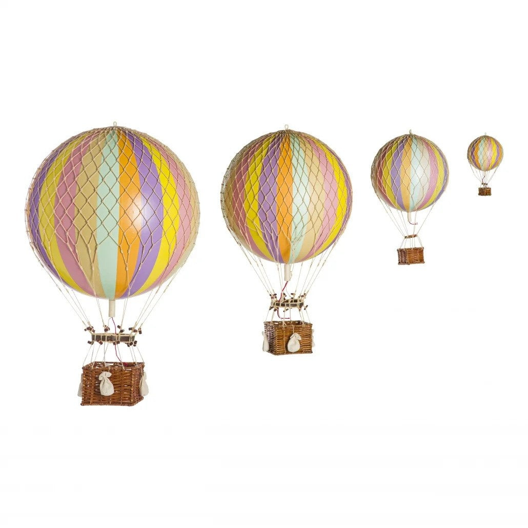 Authentic Models Luchtballon Jules Verne Rainbow Pastel 42 cm