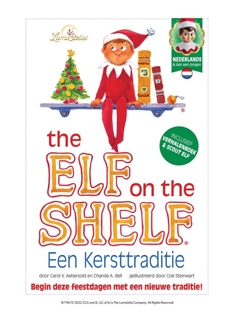 The Elf on the Shelf – Meisje Nederlandstalig 27x18,5 cm