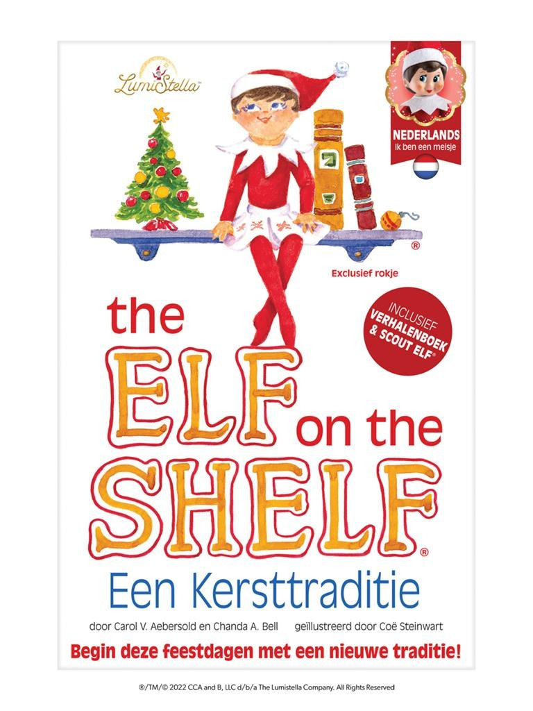 The Elf on the Shelf – Meisje Nederlandstalig 27x18,5 cm