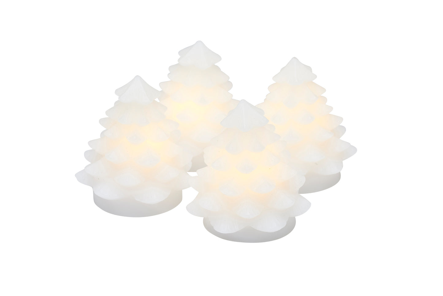 Sirius Carla Set van 4 Mini LED Kerstboompjes